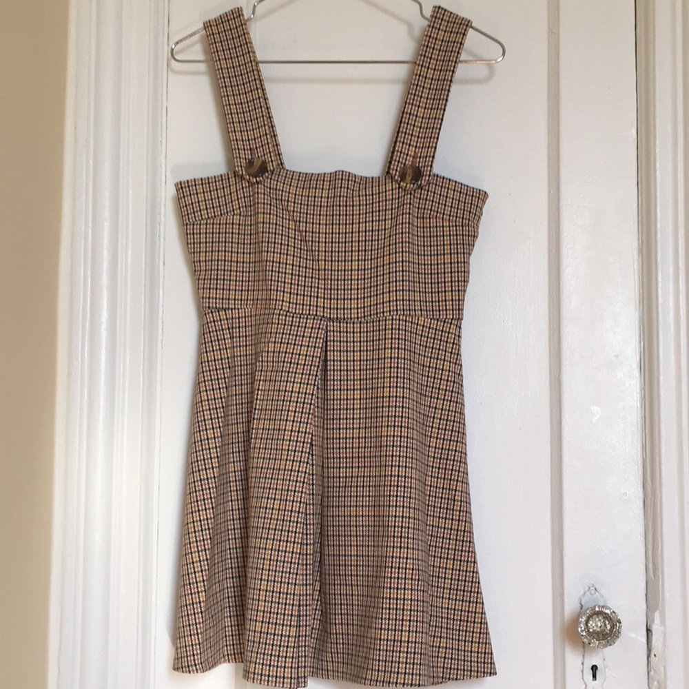 Zara Gingham Skirt-all Dress